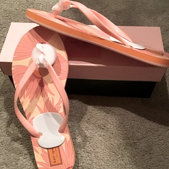 Kate Spade Fiji flip flops sz 10 - Picture 6 of 8